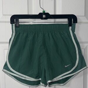 Nike Women's Dark Green Athletic Shorts